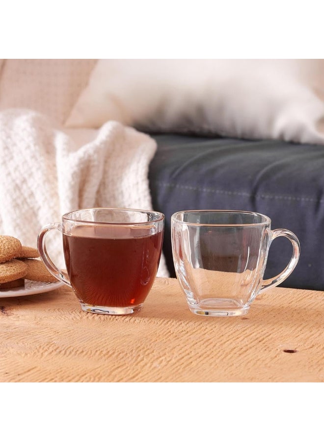Luminarc 6-Piece Carina Durable Elegant Plain Cup Set Clear 220 ml P8181 - Image 2